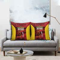 Custom Guyana Cricket Pillow Cover Go Amazon Warriors Marble Pattern - Wonder Print Shop