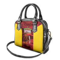 Custom Guyana Cricket Shoulder Handbag Go Amazon Warriors Marble Pattern - Wonder Print Shop