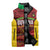 Custom Guyana Cricket Sleeveless Puffer Jacket Go Amazon Warriors Marble Pattern - Wonder Print Shop
