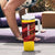 Custom Guyana Cricket Tumbler With Handle Go Amazon Warriors Marble Pattern - Wonder Print Shop