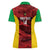 Custom Guyana Cricket Women Polo Shirt Go Amazon Warriors Marble Pattern - Wonder Print Shop