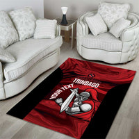 Custom Trinbago Cricket Area Rug Go Knight Riders Marble Pattern - Wonder Print Shop