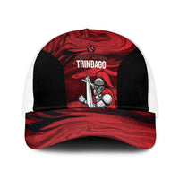 Trinbago Cricket Baseball Net Cap Go Knight Riders Marble Pattern - Wonder Print Shop