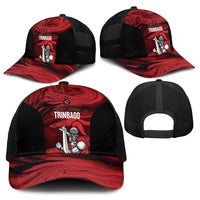 Trinbago Cricket Baseball Net Cap Go Knight Riders Marble Pattern - Wonder Print Shop