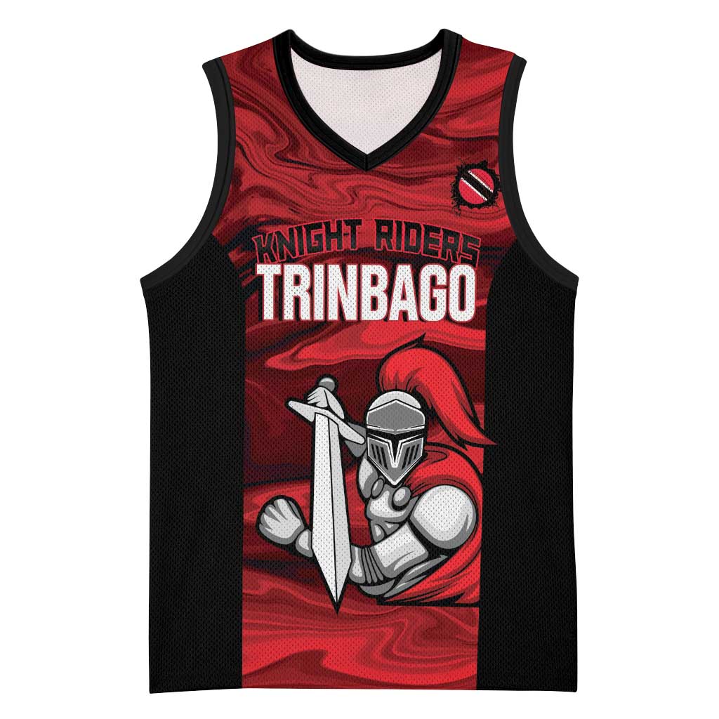 Custom Trinbago Cricket Basketball Jersey Go Knight Riders Marble Pattern - Wonder Print Shop