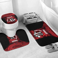 Custom Trinbago Cricket Bathroom Set Go Knight Riders Marble Pattern - Wonder Print Shop