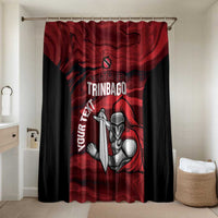 Custom Trinbago Cricket Bathroom Set Go Knight Riders Marble Pattern - Wonder Print Shop