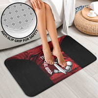 Custom Trinbago Cricket Bathroom Set Go Knight Riders Marble Pattern - Wonder Print Shop