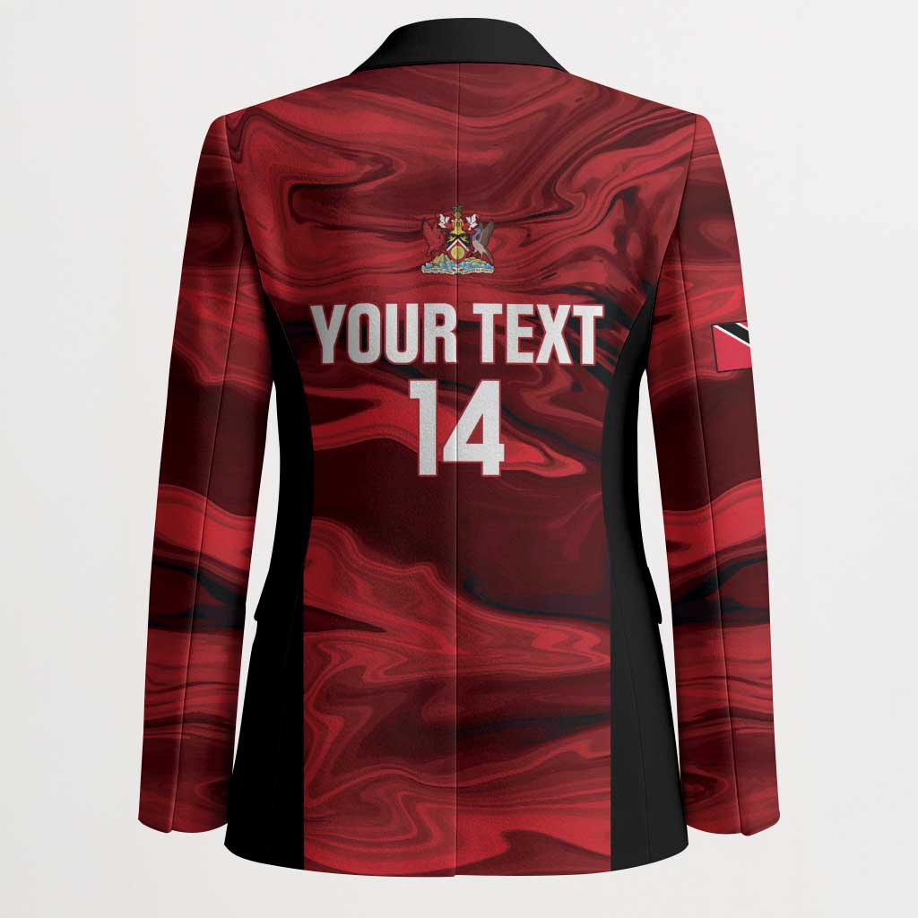 Custom Trinbago Cricket Blazer Go Knight Riders Marble Pattern - Wonder Print Shop