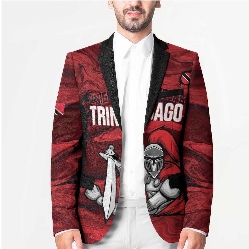 Custom Trinbago Cricket Blazer Go Knight Riders Marble Pattern - Wonder Print Shop