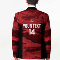 Custom Trinbago Cricket Blazer Go Knight Riders Marble Pattern - Wonder Print Shop