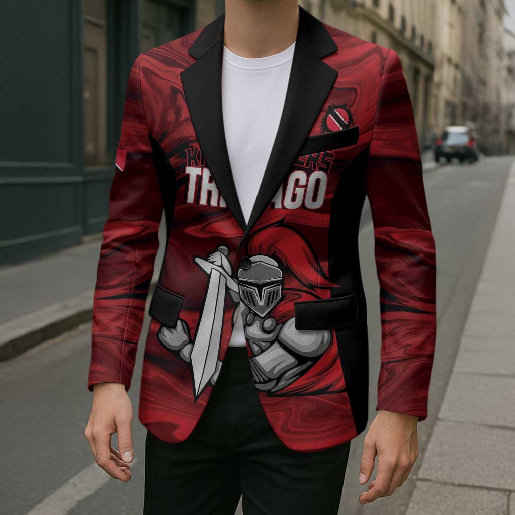 Custom Trinbago Cricket Blazer Go Knight Riders Marble Pattern - Wonder Print Shop