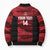 Custom Trinbago Cricket Bomber Puffer Jacket Go Knight Riders Marble Pattern - Wonder Print Shop