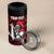 Custom Trinbago Cricket 4 in 1 Can Cooler Tumbler Go Knight Riders Marble Pattern - Wonder Print Shop