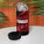 Custom Trinbago Cricket 4 in 1 Can Cooler Tumbler Go Knight Riders Marble Pattern - Wonder Print Shop