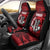 Custom Trinbago Cricket Car Seat Cover Go Knight Riders Marble Pattern - Wonder Print Shop
