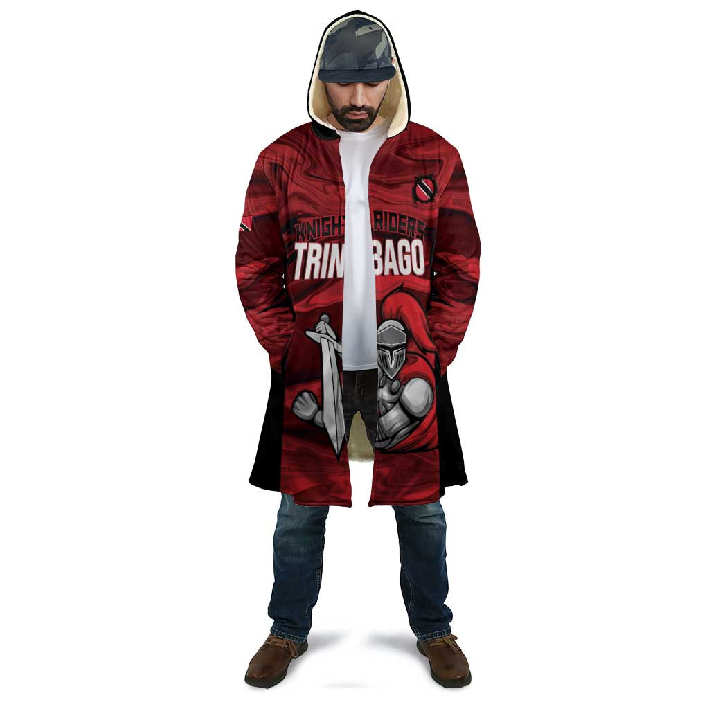 Custom Trinbago Cricket Cloak Go Knight Riders Marble Pattern - Wonder Print Shop