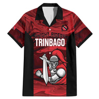 Custom Trinbago Cricket Family Matching Mermaid Dress and Hawaiian Shirt Go Knight Riders Marble Pattern - Wonder Print Shop