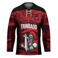 Custom Trinbago Cricket Hockey Jersey Go Knight Riders Marble Pattern - Wonder Print Shop