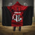Custom Trinbago Cricket Hooded Blanket Go Knight Riders Marble Pattern - Wonder Print Shop