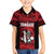 Custom Trinbago Cricket Kid Hawaiian Shirt Go Knight Riders Marble Pattern - Wonder Print Shop