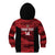 Custom Trinbago Cricket Kid Hoodie Go Knight Riders Marble Pattern - Wonder Print Shop