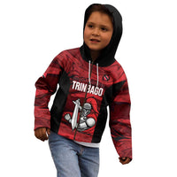 Custom Trinbago Cricket Kid Hoodie Go Knight Riders Marble Pattern - Wonder Print Shop