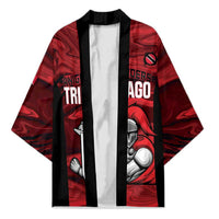 Custom Trinbago Cricket Kimono Go Knight Riders Marble Pattern - Wonder Print Shop