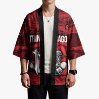 Custom Trinbago Cricket Kimono Go Knight Riders Marble Pattern - Wonder Print Shop