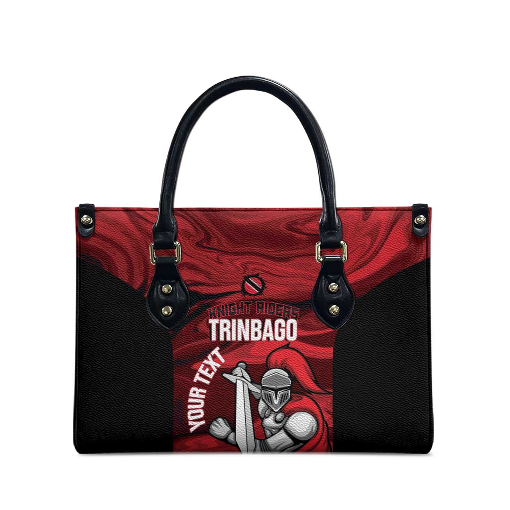 Custom Trinbago Cricket Leather Bag Go Knight Riders Marble Pattern - Wonder Print Shop