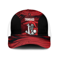Trinbago Cricket Mesh Trucker Cap Go Knight Riders Marble Pattern - Wonder Print Shop