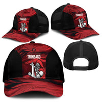 Trinbago Cricket Mesh Trucker Cap Go Knight Riders Marble Pattern - Wonder Print Shop