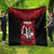 Custom Trinbago Cricket Quilt Go Knight Riders Marble Pattern - Wonder Print Shop