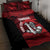Custom Trinbago Cricket Quilt Bed Set Go Knight Riders Marble Pattern - Wonder Print Shop