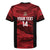 Custom Trinbago Cricket Rugby Jersey Go Knight Riders Marble Pattern - Wonder Print Shop