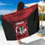 Custom Trinbago Cricket Sarong Go Knight Riders Marble Pattern - Wonder Print Shop