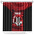 Custom Trinbago Cricket Shower Curtain Go Knight Riders Marble Pattern - Wonder Print Shop