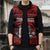 Custom Trinbago Cricket Sleeveless Puffer Jacket Go Knight Riders Marble Pattern - Wonder Print Shop