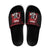 Custom Trinbago Cricket Slide Sandals Go Knight Riders Marble Pattern - Wonder Print Shop