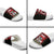 Custom Trinbago Cricket Slide Sandals Go Knight Riders Marble Pattern - Wonder Print Shop