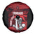 Custom Trinbago Cricket Spare Tire Cover Go Knight Riders Marble Pattern - Wonder Print Shop