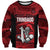 Custom Trinbago Cricket Sweatshirt Go Knight Riders Marble Pattern - Wonder Print Shop