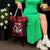 Custom Trinbago Cricket Tote Bag Go Knight Riders Marble Pattern - Wonder Print Shop
