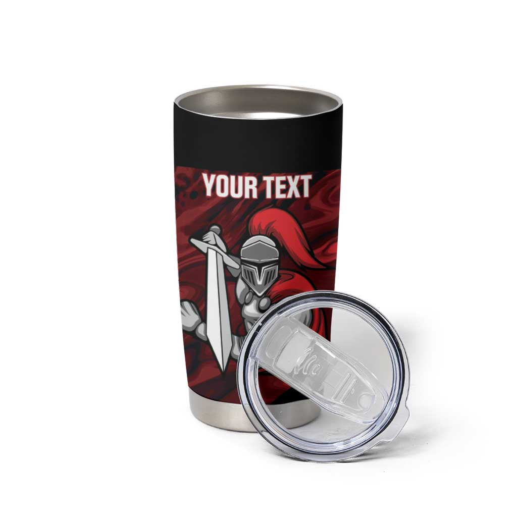 Custom Trinbago Cricket Tumbler Cup Go Knight Riders Marble Pattern - Wonder Print Shop