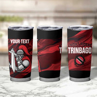 Custom Trinbago Cricket Tumbler Cup Go Knight Riders Marble Pattern - Wonder Print Shop