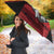 Custom Trinbago Cricket Umbrella Go Knight Riders Marble Pattern - Wonder Print Shop