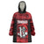 Custom Trinbago Cricket Wearable Blanket Hoodie Go Knight Riders Marble Pattern - Wonder Print Shop