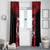 Custom Trinbago Cricket Window Curtain Go Knight Riders Marble Pattern - Wonder Print Shop