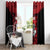 Custom Trinbago Cricket Window Curtain Go Knight Riders Marble Pattern - Wonder Print Shop