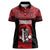Custom Trinbago Cricket Women Polo Shirt Go Knight Riders Marble Pattern - Wonder Print Shop